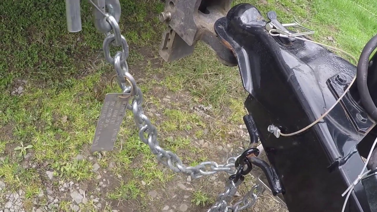 Quick Tip How to Shorten Your Trailer Safety Chains YouTube