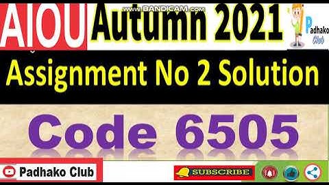 ⏩ AIOU Code 6505 Solved Assignment No.2 Autumn 2021 || Level: M.ED/MA Education