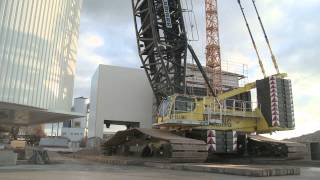 Liebherr - LR 1600/2 (assembly of a Mixing Tower)
