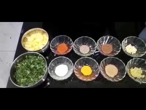 Mom's recipe - Aloo methi subzi parantha "Easy Indian Food Recipe " How