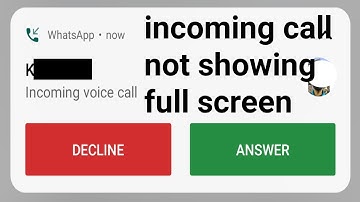 incoming call not showing full screen in realme mobile like c21,c11 problem solve kaise kare