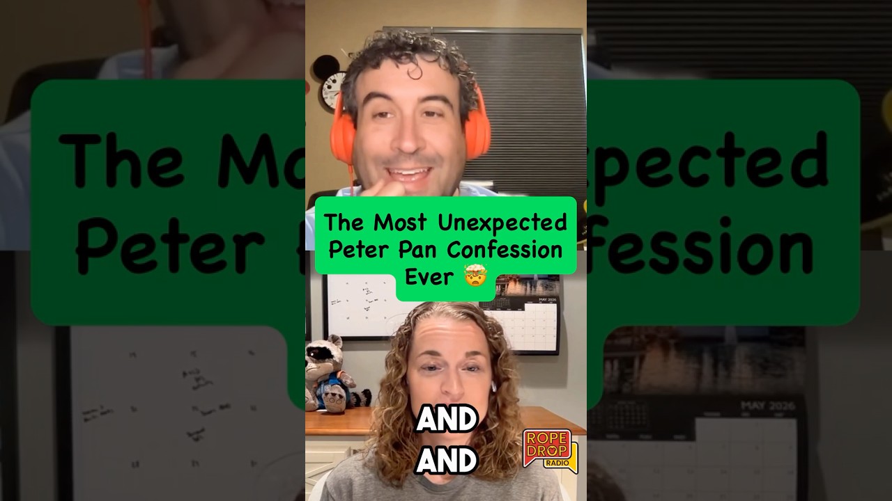 Shocking Peter Pan confession!