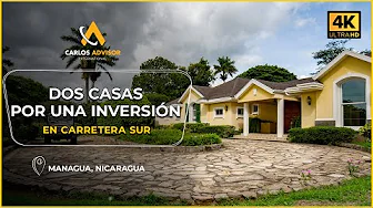 Privacidad, Espacio y Lujo: Dos casas por una sola Inversión en Carretera Sur, Managua