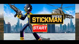 neon spider stickman rope hero city gangstar crime gameplay screenshot 1
