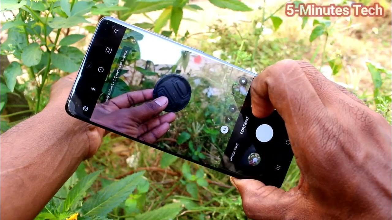 How to take background blurred image in Samsung Galaxy S21 Ultra YouTube