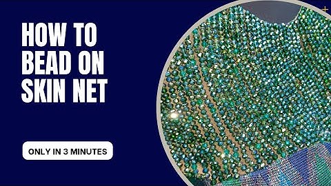 Skin net beading. simple technique. call +233243367556 for training details #fabricbeadingtutorials