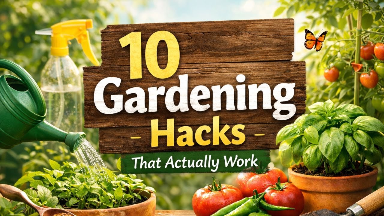 10 Genius Gardening Hacks You’ll Actually Use - YouTube