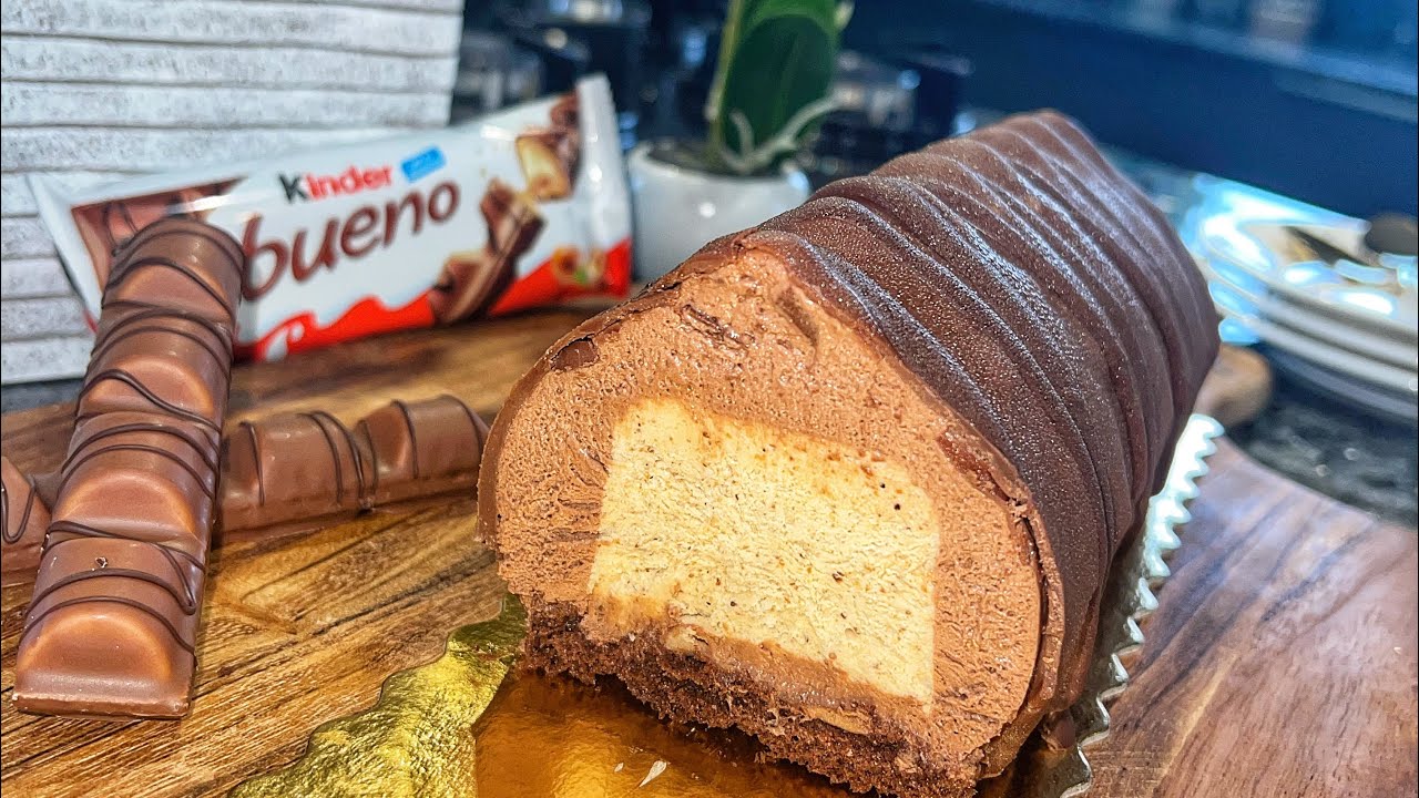 La Bûche façon Kinder Bueno 🍫 🌰