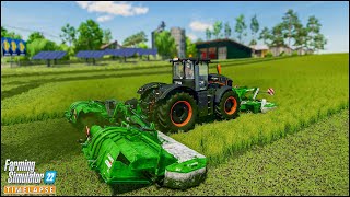 Mowing & Collecting Grass. Spreading Slurry | #Zielonka Ep.60 | #FS22 PREMIUM EXPANSION