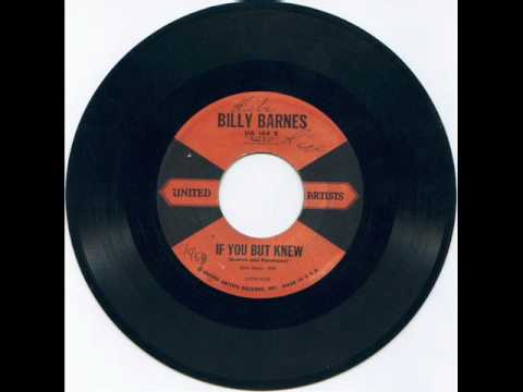 IF YOU, BUT KNEW ~ Billy Barnes 1958.wmv