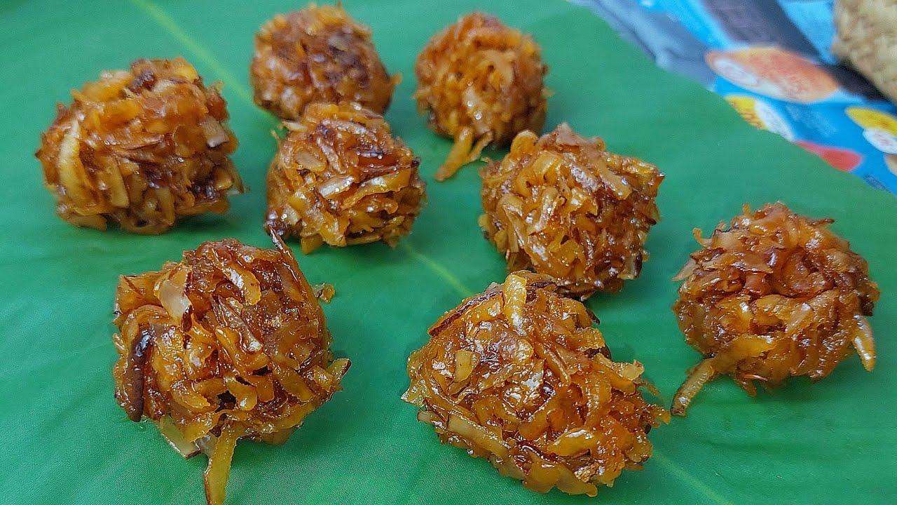 GHANAS POPULAR SNACK  3 ingredients coconut candy recipe