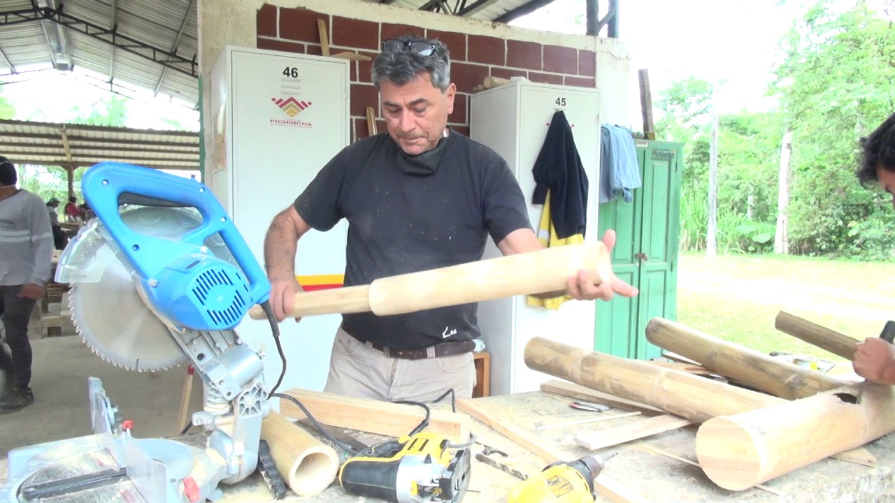 Ecuador cuenta con el único centro de procesamiento de bambú en Latinoamérica