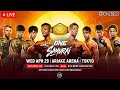 ONE Samurai 1: Rodtang vs. Takeru 2 | LIVE STREAM | MMA Kickboxing Muay Thai | FIGHT COMPANION