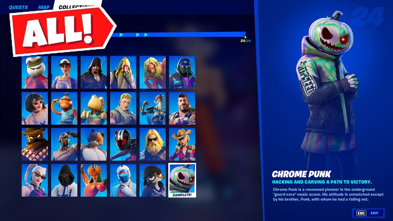 All 24 Characters Locations in Fortnite Season 4 Chapter 3 Complete