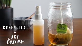 How to Clear Skin with Apple Cider Vinegar | DIY Apple Cider Vinegar Toner with Green Tea