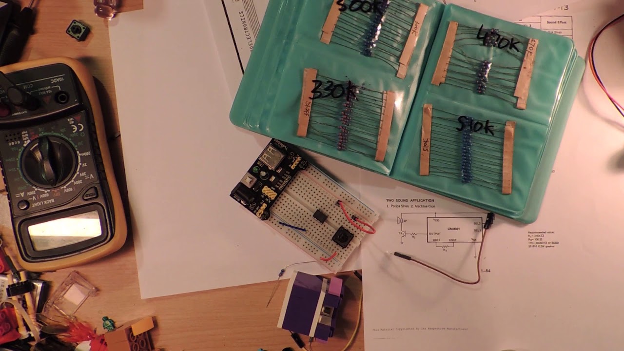 Um3961 Layout Testing a UM3561 SFX IC - YouTube