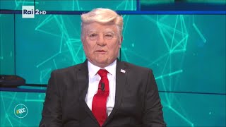 Intervista A Donald Trump Max Giusti - Quelli Che Il Calcio 18092016
