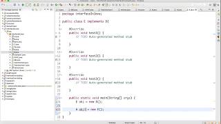 Interface In Java Lecture-2