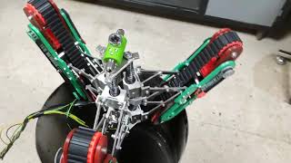 Design and execute in-pipe robot