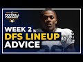 DFS Lineup Advice: Week 2 (2020 Fantasy Football)