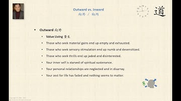 Gazing Inward, a Tao Talk from Derek Lin