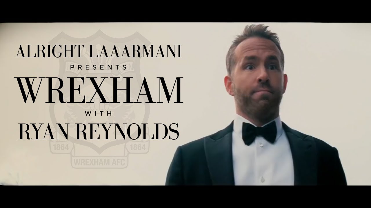 Laaarmani Wrexham | Ryan Reynolds Armani Commercial Parody - YouTube