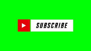 Animated green screen subscribe button (no copyright) original