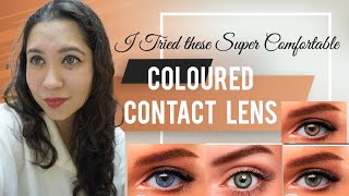 I tried Very Comfortable Coloured Contact Lens from LUONME | Jasmine's Vanity 