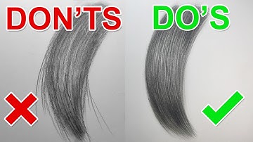 How To Draw Realistic Hair | Don