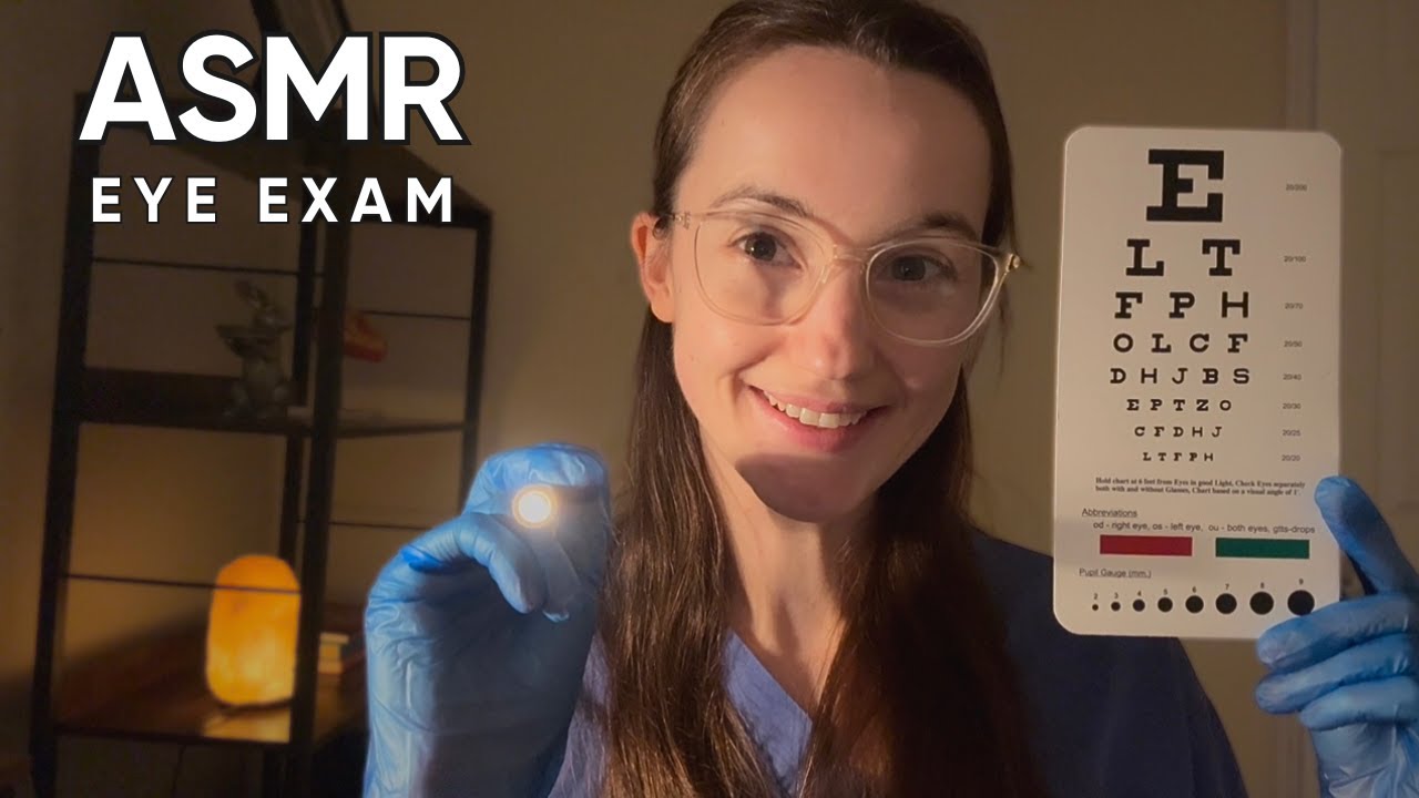 ASMR Eye Exam by Student Optometrist