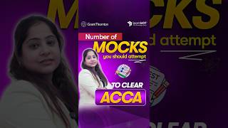 No. of MOCKS you should attempt to clear ACCA exam🔥 #ACCA #accaexam
