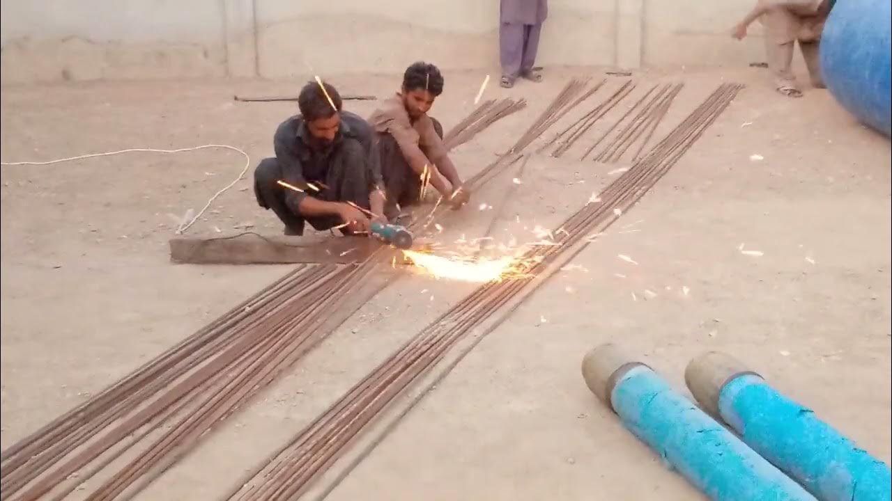 How to cut steel bar / how to bending steel bar / how bend steel bar