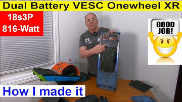 The First 18s3p 12.6A VESC Onewheel XR it