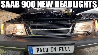 HOW TO REPLACE HEAD LIGHTS ON YOUR SAAB 900