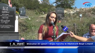 Shënohet 22 vjetori i rënjes heroike të Dëshmorit Beqir Limani! Resimi