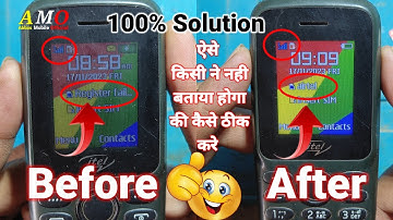 itel it2163 Registered Failed Problem Vodafone Airtel Register Failed Problem Vi Registere Failed