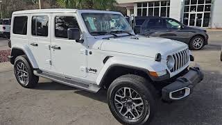2026 Jeep Wrangler Sahara 4 door with one touch top.