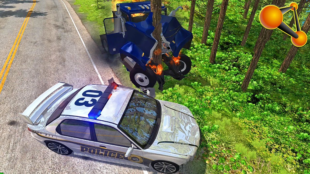 BeamNG Drive Police Chase Crashes & High Speed Epic Fails Compilation ...