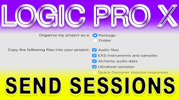 How to Send Sessions - Logic Pro X
