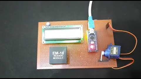 RFID Based Toll tax System | IOT video
