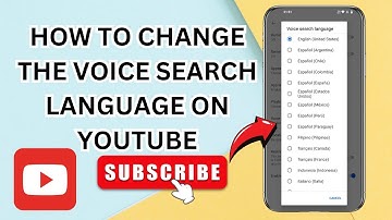 How to Change the Voice Search Language on YouTube