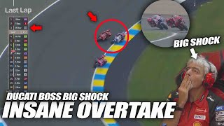 INSANE OVERTAKE Marquez Last Lap FranchGP 2024 Ducati Boss BIG SHOCK, Bagnaia BIG Scared