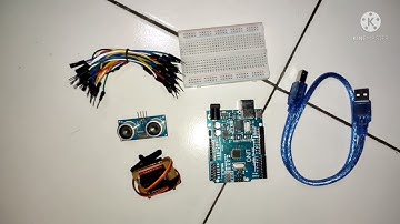 PRAKTIKUM ARDUINO || MENGGERAKAN MOTOR SERVO MENGGUNAKAN SENSOR ULTRASONIK
