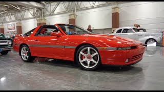 1989 Toyota Supra Turbo in Super Red & Engine Sounds on My Car Story with Lou Costabile