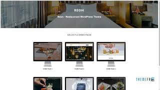 Reon - Restaurant WordPress Theme      Grey Hewie