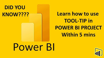 Tool Tip in Power Bi | How to use tool tip in Power BI reports | Power BI Dashboard Tips & Tricks |