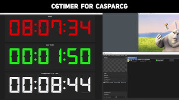CGTimer for CasparCG to show remaining clip duration