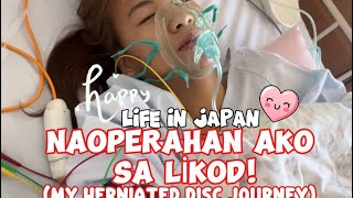NAOPERAHAN AKO SA LIKOD #herniateddisc  #fyp #minivlog 
