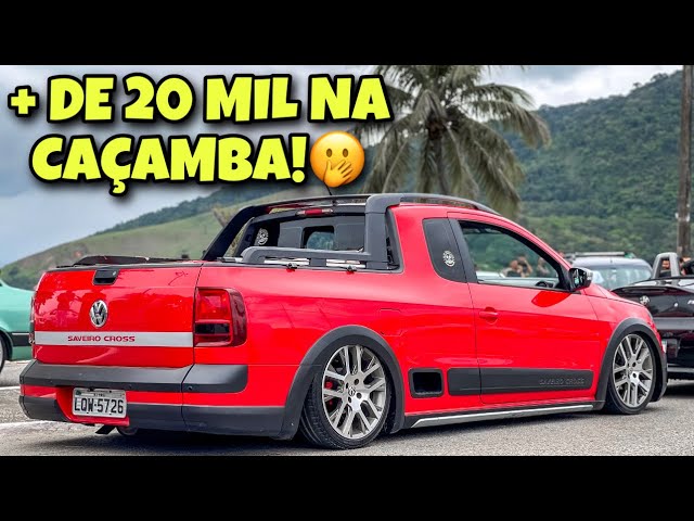 Saveiro cross tocando (pira nos caipira)#rebaixados #somautomotivopaix