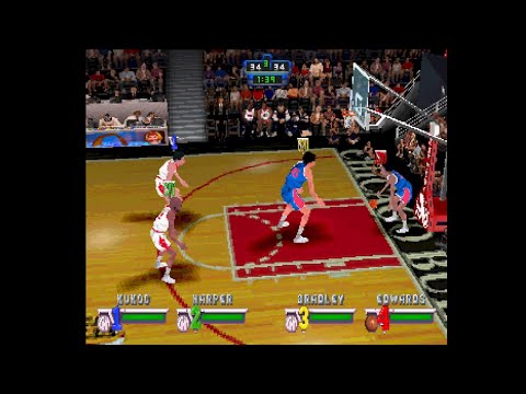 NBA Jam Extreme Longplay (PlayStation Version) - Difficulty: 5 (Hardest)